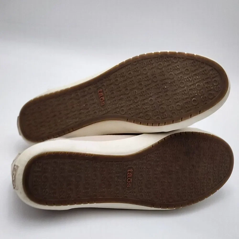 Women's‎ Sneakers Taos Star Khaki Canvas Casual Walking Shoes 10 Comfort READ